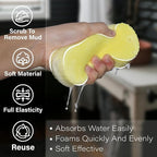 Magic Exfoliating Bath Sponge, 3D Super Soft Exfoliating Bath Sponge, Skin - Image 6