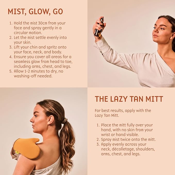 Face Tan Mist - Self Tanning Mist, Waterproof, Effortless and Natural Looking - Image 4