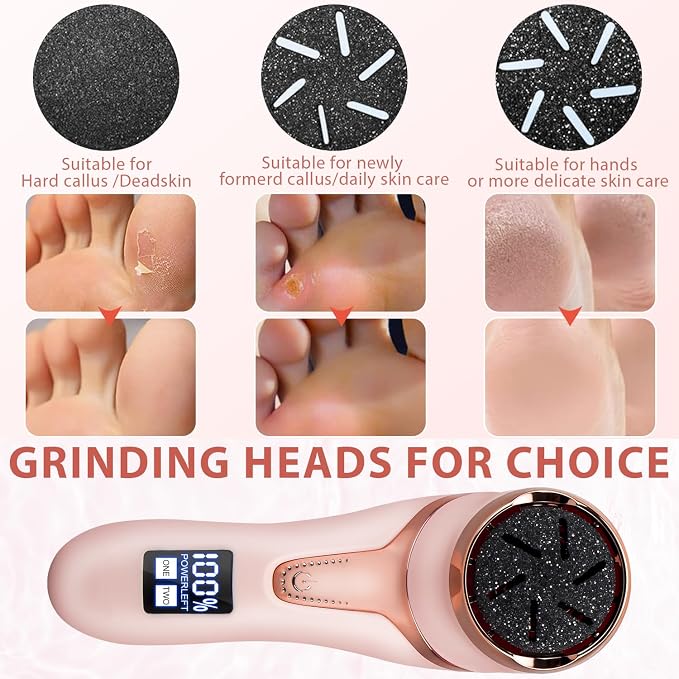Electric Callus Remover for Feet, Rechargeable Foot Callus Remover Pedicure - Image 7