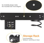 YUET Hair Dryer Holder Hairdryer Station Wall Mounted Shelf Bracket - Image 3