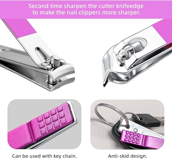 Manicure Set 8 in 1 Nail Clipper Set, Fingernail & Toenail Clippers, Manicure - Image 4
