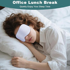 Sleep Mask for Side Sleeper Women Men, Eye Mask for Sleeping Light Blocking - Image 5