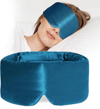 100% Mulberry Silk Sleep Mask, Large Eye Cover by Atreebay
