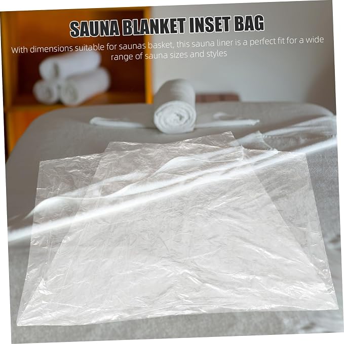 SUPVOX 50pcs Sauna Wrap Foil Blanket Infrared Sauna Blanket Insert Easy to - Image 4