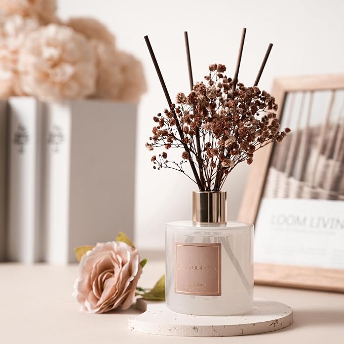 Cocorrína Reed Diffuser Sets- Satin Rose Scented Diffuser - Image 3