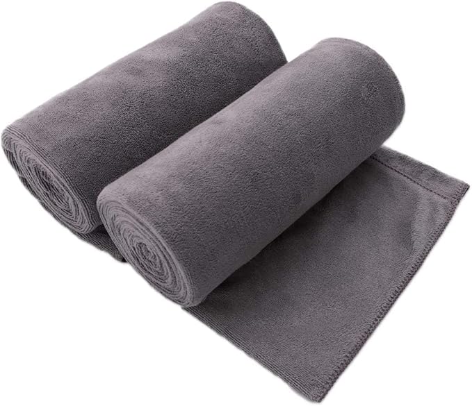 JML Bath Sheet Towels Set of 2, Extra Large Microfiber Towel by JML