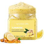 Turmeric Body Scrub &Avocado Face & Body ScrubMoisturizing and Exfoliating Body by OKADY