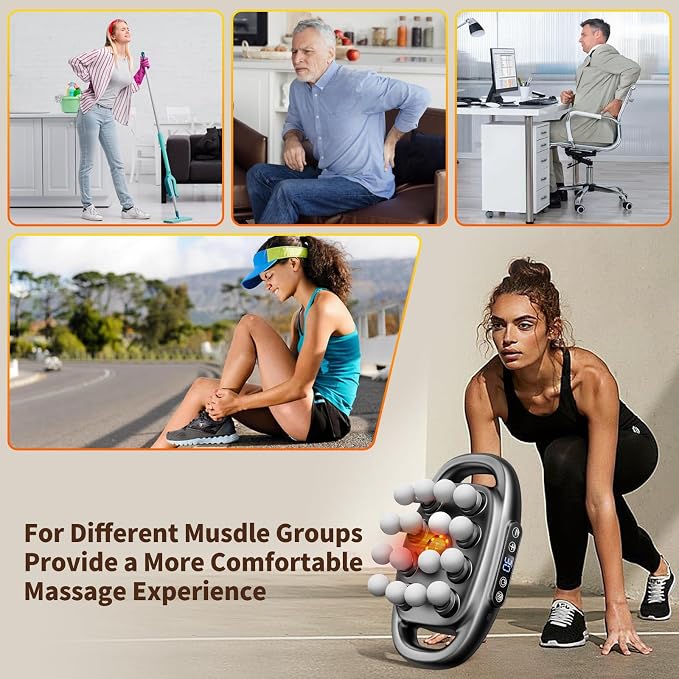 VTT 16 head massage gun deep tissue, Percussion Muscle Massager - Image 7