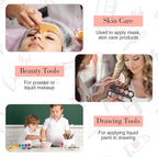 9 Pieces Facial Fan Mask Brushes, Soft Facial Applicator Brushes Tools - Image 6