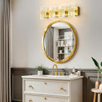 Modern LED Bathroom Light Fixtures Dimmable 4-Light Gold Vanity Light, 5CCT - Image 7