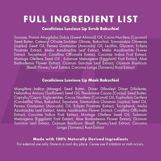 100% Natural Lip Scrub, Vegan Conditioning Coconut Lip Exfoliator - Image 6