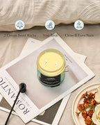 M&SENSE Fresh & Linen Cotton Scented Candles, 11.6oz Natural Soy Wax, 70-Hour - Image 5