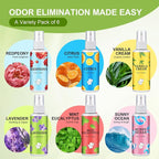 6 Pack Toilet Spray, 6-Scent Bathroom Spray, Freshener Deodorizer - Image 2