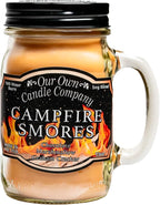 Our Own Candle Company Campfire S’Mores Scented Candle, Mason Jar, Long Lasting by OurOwnCandleCompanycandles