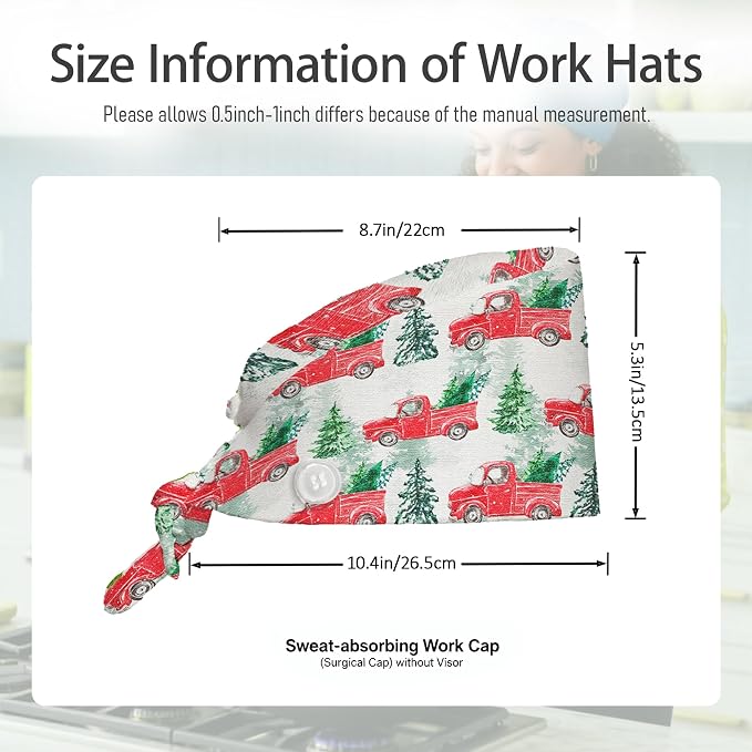 2 Pcs Working Cap with Sweatband - Image 4
