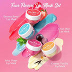 4 Pack Lip Mask Set, Hydrating Lip Mask Overnight - Image 2