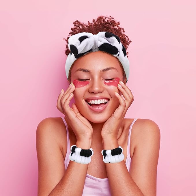 Hanaive 3 Pcs Spa Headband and Wristbands Set - Image 5