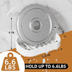 LEVERLOC Soap Dish Holder for Shower Suction Cup Wall Mounted Self Draining - Image 5