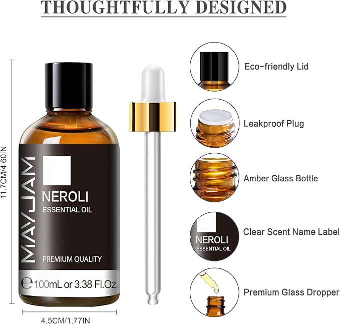 Neroli Essential Oil, MAYJAM Pure Essential Oils - Image 7