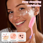2Pack Silicone Face Brush Manual Face Scrub Brush Soft Facial Brushes - Image 4