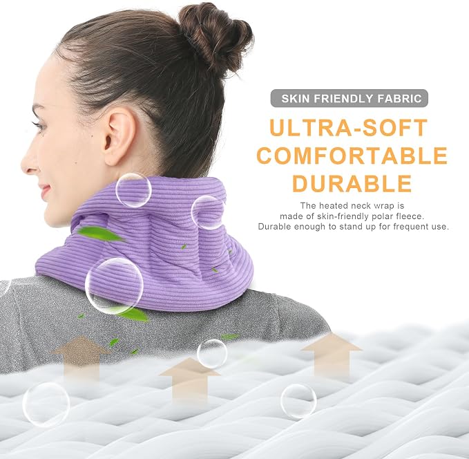 UNCN Long Heating Pad for Neck and Shoulders Back 33 x 5.9inches Microwavable - Image 6