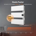 K&KALONZO Electric Towel Warmer, 18.35" W x 22.8" H Wall-Mounted Towel Heater - Image 3