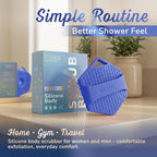 SILKLE Silicone Body Scrubber – Gentle Exfoliating Shower Scrubber - Image 7