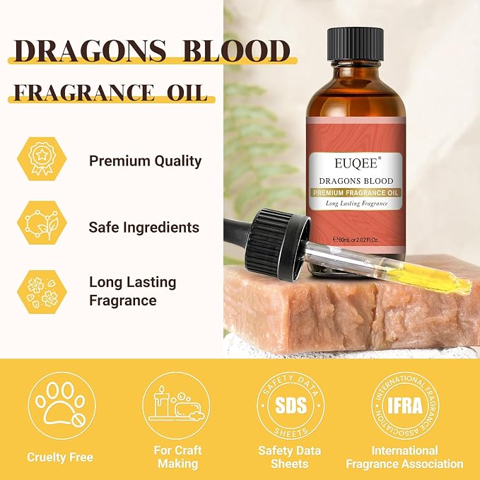 EUQEE Dragons Blood Fragrance Oils, 60ml Scent Essential Oils - Image 2