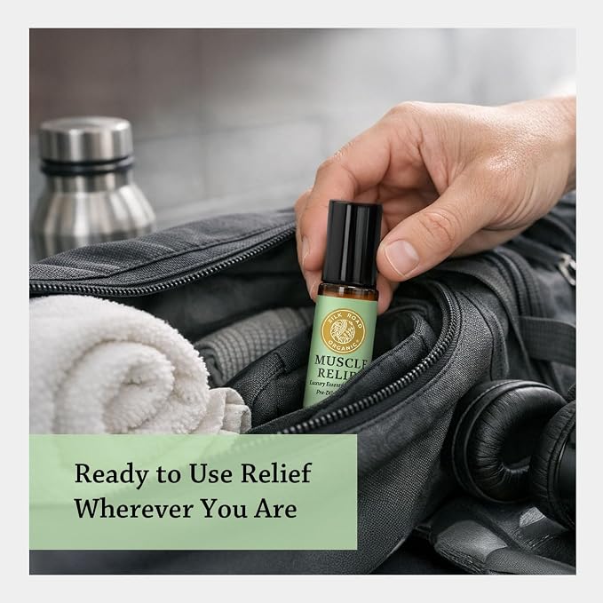 Silk Road Organic Muscle Relief Essential Oil Blend Roll On - Image 6