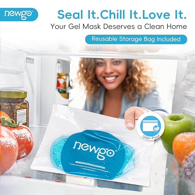 NEWGO Cooling Eye Mask for Puffy Eyes, Cold Eye Mask Eye Ice Pack for After - Image 7