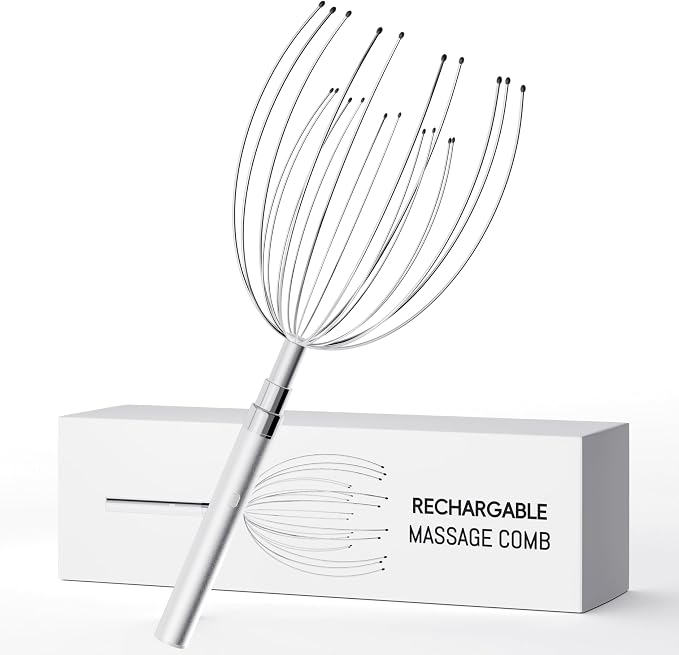 Winyoung Head Massager Scalp Stress Relief, Rechargable Electric Scalp Massager by Winyoung