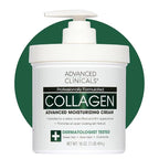 Advanced Clinicals Collagen Cream Body Lotion & Face Moisturizer W/Vitamin E | by AdvancedClinicals