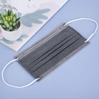 Borje Grey Disposable Face Mask 100 Pcs Grey Face Masks 3 Ply Protection Masks - Image 5