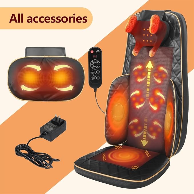 Neck and Back Massager with Heat - Image 7