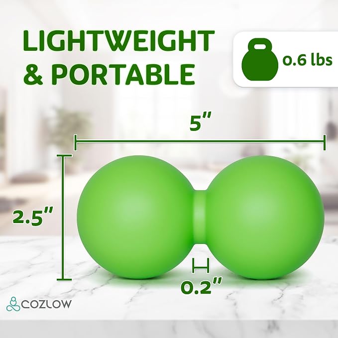 COZLOW Double Lacrosse Silicone Massage Ball - Image 6