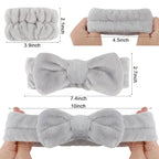 WHAVEL 6PCS Spa Headband and Wristbands Set, Face Wash Headband Wrist Bands - Image 6