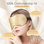 TOPOINT Silk Sleep Mask Light Blocking, 3-in-1 Cooling Heated Eye Mask - Image 2