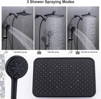 Black Large High Pressure Filtered Shower Head - Image 4