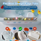 Longer Bathtub Splash Guard for Tub Kids, Bathtub Water Guards Play Shelf for - Image 7