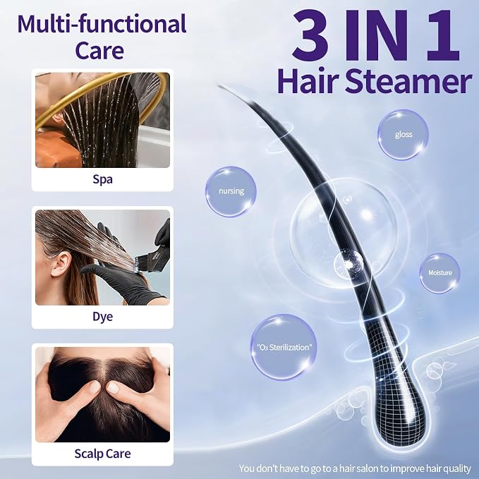 600W Vertical Nano Hair Steamer Dyeing Machine, Hair Oil Machine Freestanding - Image 4