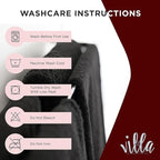 Black Makeup Remover Towels Set of 4, 100% Soft Cotton Reusable Luxury 4 Pcs - Image 7