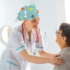 Ethnic Aztec Pattern Adjustable Scrub Cap Hat - Image 6
