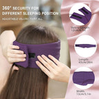 LC-dolida Sleep Mask with Bluetooth Headphones, Ice Silk Sleep Headphones with - Image 9