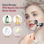 DANGSHAN Gua Sha Facial Tools & Face Roller Set, Face Massager, Lymphatic - Image 7