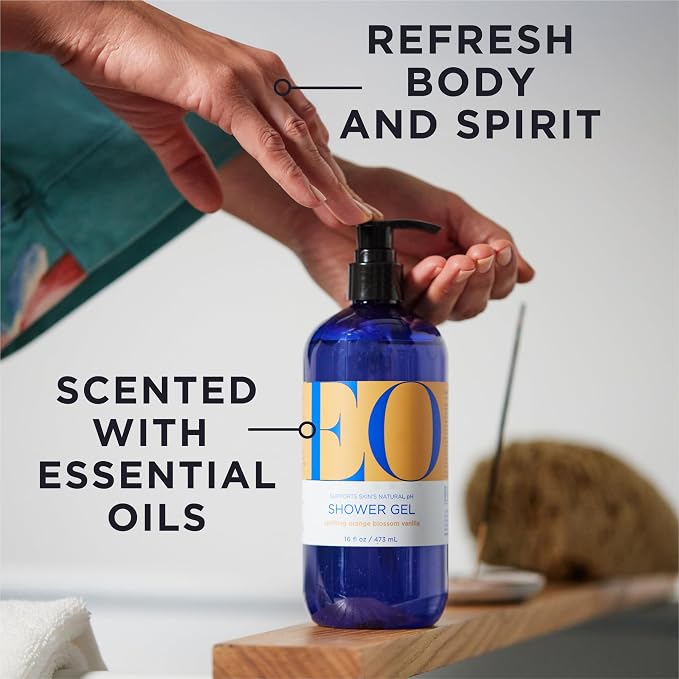 EO Shower Gel, 16 Ounce, body wash made - Image 2