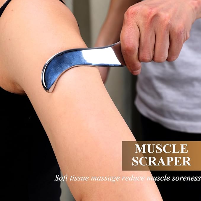 FeelFree Sport 4 in 1 Gua Sha Massage Scraping Tool Set-Muscle Scraper Tools - Image 5