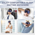 99% Fully Block Out Light Eye Sleep Mask, 3D Deep Contoured Eyes Cover Zero - Image 7