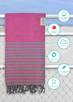 RAY SILVER Turkish Beach Towel - Image 5