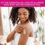 Jergens Rose Body Butter Lotion, Hand and Body Moisturizer - Image 4