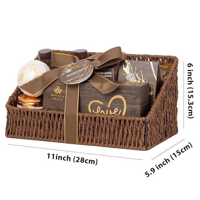 Sandalwood 32 Pcs Bath & Body Gift Basket - Image 8